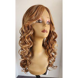 Belle Tress Camellia in Nutella Buttercream, FULL MONO TOP, Lace Discontinued